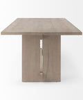 Aida 84" Light Grey Mango Wood Dining Table-3