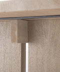 Aida 84" Light Grey Mango Wood Dining Table-5