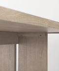Aida 84" Light Grey Mango Wood Dining Table-6