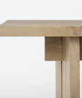 Aida Light Brown Solid Mango Wood Dining Bench -6