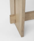 Aida Light Brown Solid Mango Wood Dining Bench -8