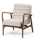 Ajax II Cream Fabric Accent Chair-1