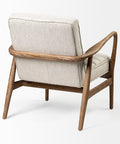 Ajax II Cream Fabric Accent Chair-2