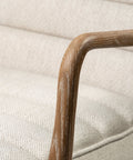 Ajax II Cream Fabric Accent Chair-6