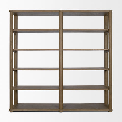 Alden Solid Wood Shelving Unit-2