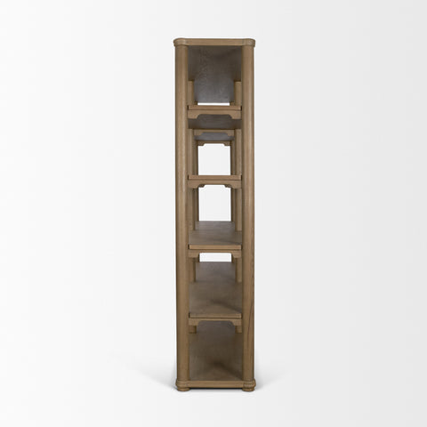 Alden Solid Wood Shelving Unit-3