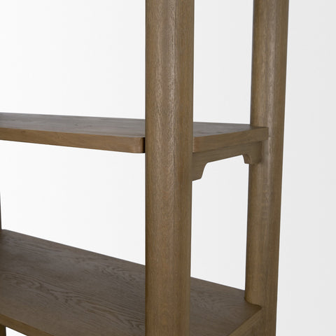 Alden Solid Wood Shelving Unit-6