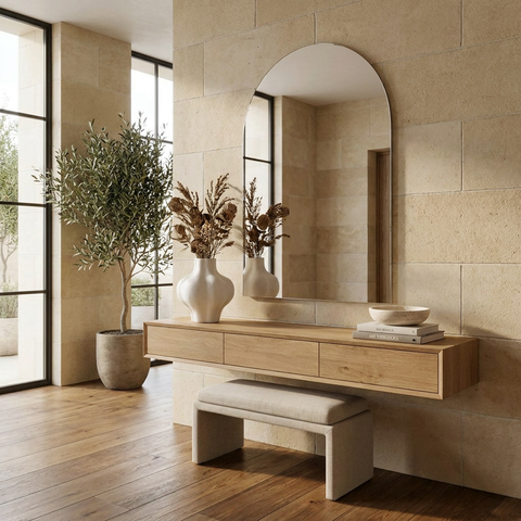 Aldrin Frameless Wall Mirror