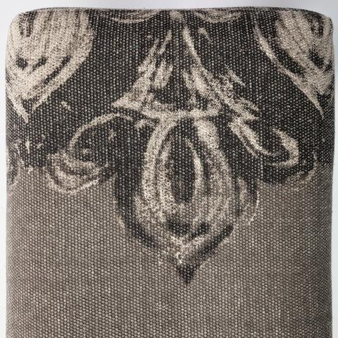 Alhambra Grey Floral Cotton Accent Bench -6
