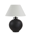 Alicia Antique Black Ceramic Table Lamp-1