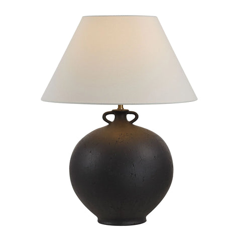 Alicia Antique Black Ceramic Table Lamp-2