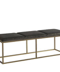 Alley Pebble Performance Fabric Bench-1