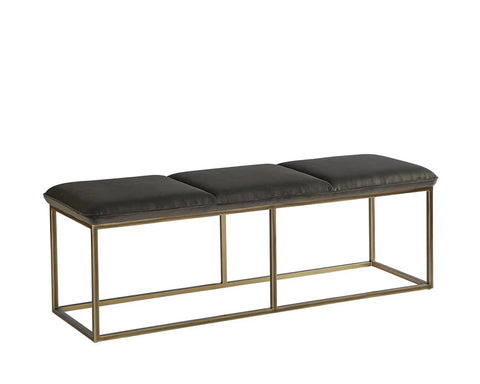Alley Pebble Performance Fabric Bench-1