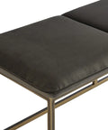 Alley Pebble Performance Fabric Bench-2