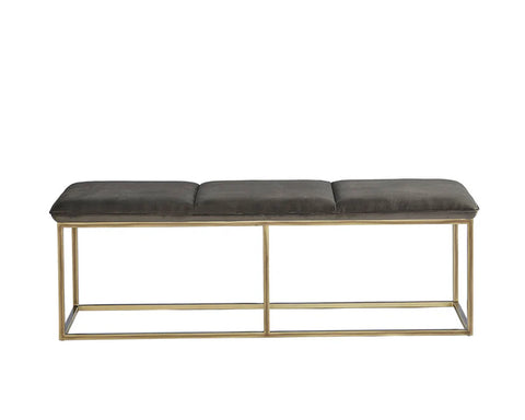 Alley Pebble Performance Fabric Bench-3