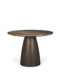 Allyson 42" Cappuccino Marble Round Dining Table-1