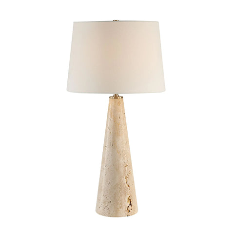 Almeria Natural Travertine Table Lamp-1