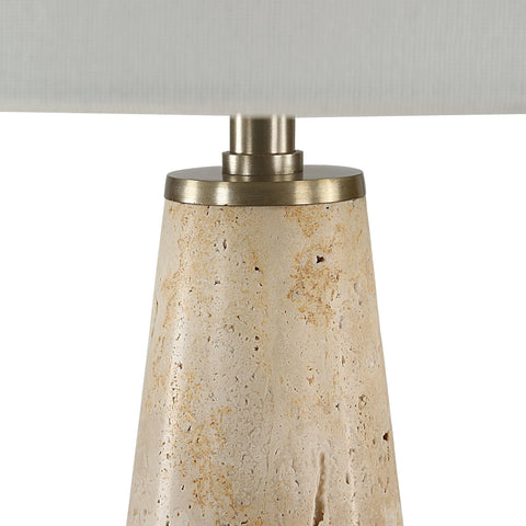 Almeria Natural Travertine Table Lamp-3