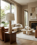 Almeria Natural Travertine Table Lamp