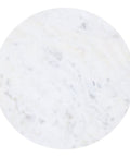Alora White Marble and Black Iron End Table-6