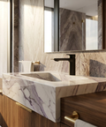 Alpha Black Single Hole Bathroom Faucet