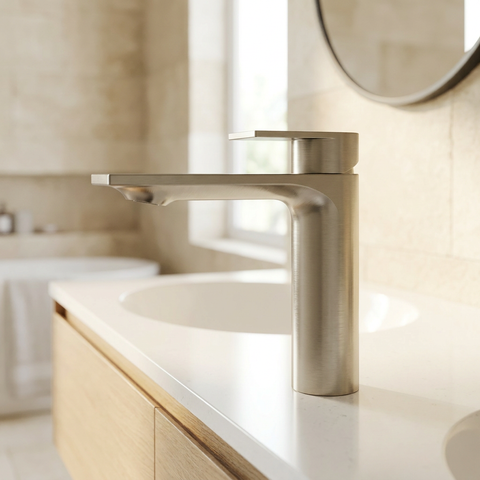 Alpha Brushed Nickel Single Hole Faucet