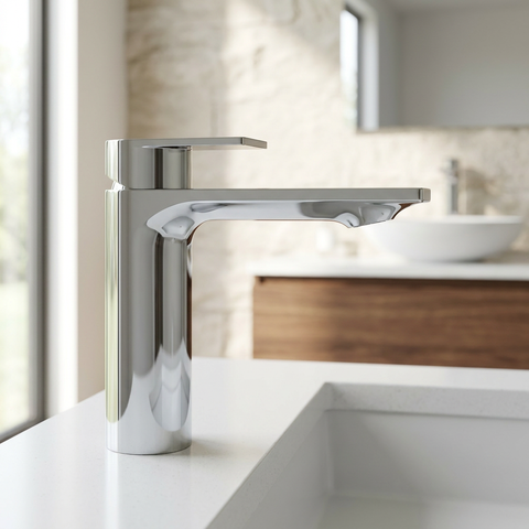 Alpha Polished Chrome Single Hole Faucet 