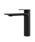 Alpha Tall Black Single Hole Bathroom Faucet