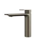 Alpha Tall Brushed Black Chrome Single Hole Bathroom Faucet