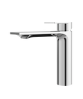 Alpha Tall Polished Chrome Single Hole Bathroom Faucet - Aquabrass