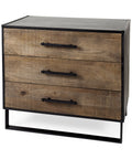 Alvin Medium Brown Mango Wood Accent Cabinet-1