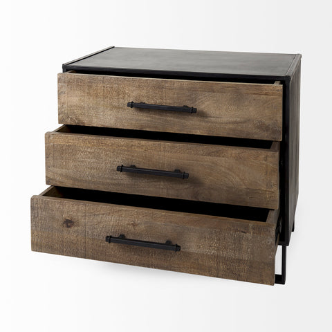 Alvin Medium Brown Mango Wood Accent Cabinet-3