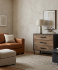 Alvin Medium Brown Mango Wood Accent Cabinet