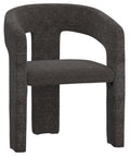 Amara Charcoal Modern Upholstered Dining Chair -2