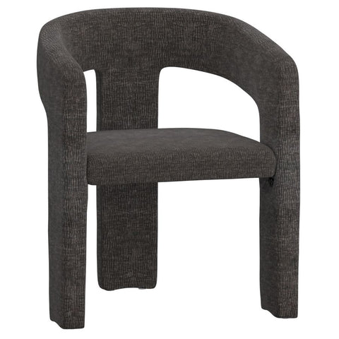 Amara Charcoal Modern Upholstered Dining Chair -2