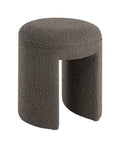Amarion Taupe Boucle Stool-1