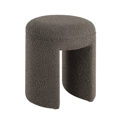Amarion Taupe Boucle Stool-1