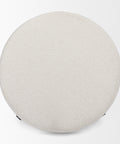 Amelia Cream Boucle Ottoman -5