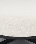Amelia Cream Boucle Ottoman -6
