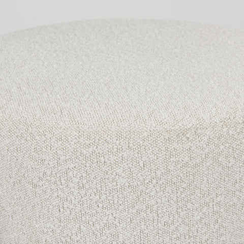Amelia Cream Boucle Pouf-6