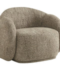 Amriel Brown Fabric Accent Chair-1