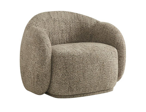 Amriel Brown Fabric Accent Chair-1