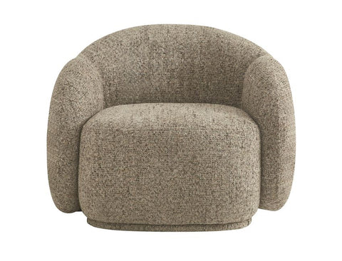 Amriel Brown Fabric Accent Chair-4