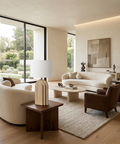 Ancona Natural Travertine Table Lamp 