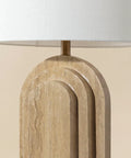 Ancona Natural Travertine Table Lamp -4
