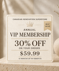 Annual VIP Membership – SAVE 30% On All Orders