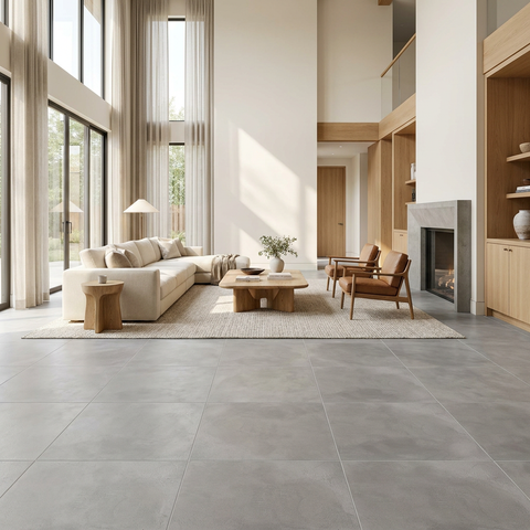 concrete look floor tile