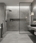 Grey concrete floor tile