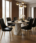 Antoine Black Faux Leather Dining Chairs - Set of 2