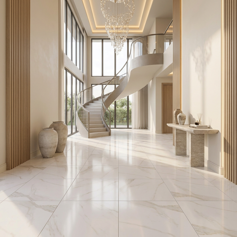 marble look floor tile